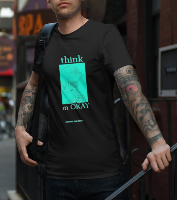 Think I'm Okay Machine Gun Kelly Skeleton T-Shirt
