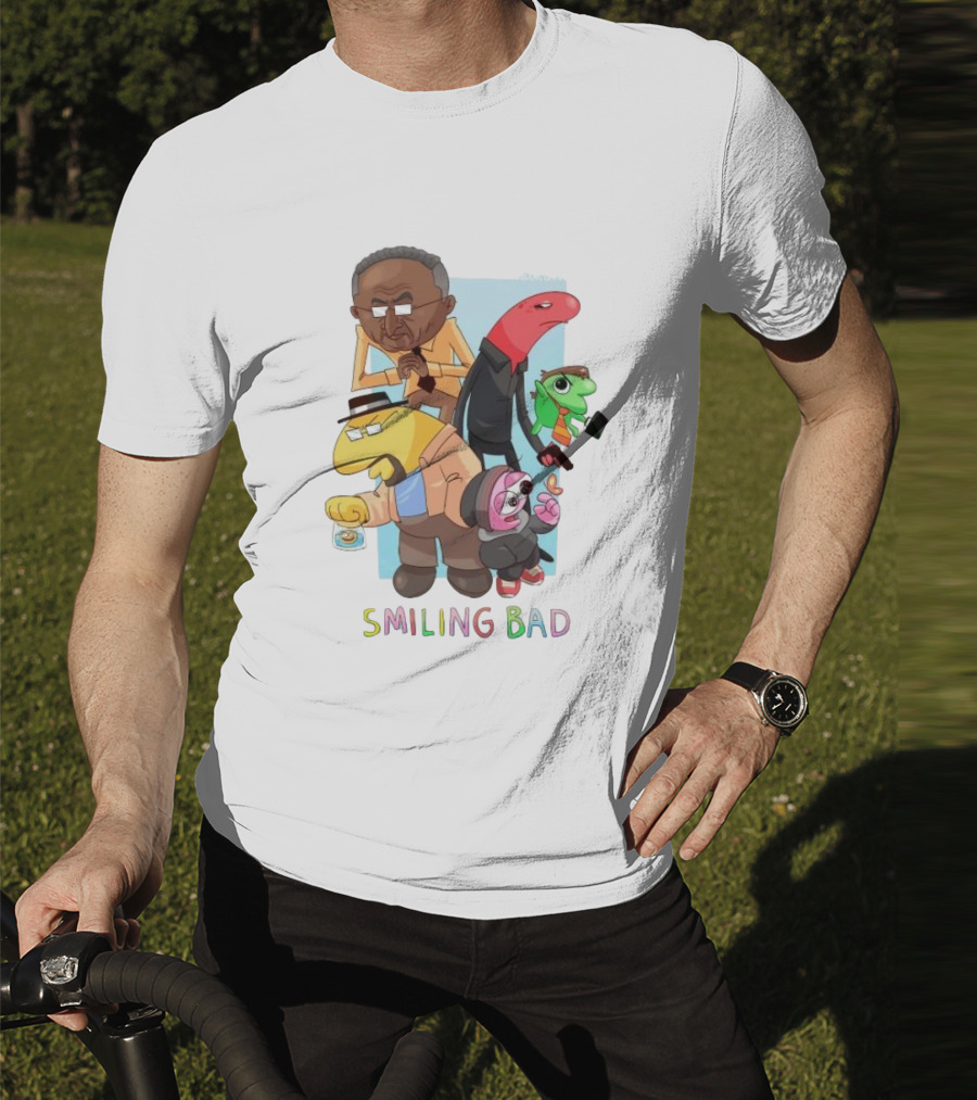 Smiling Bad Characters Joolianee Inspired Cartoon T-Shirt