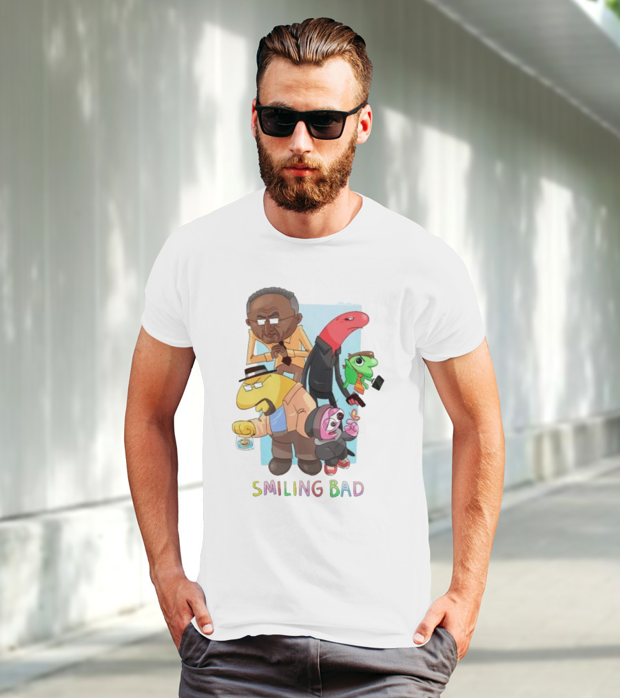 Smiling Bad Characters Joolianee Inspired Cartoon T-Shirt
