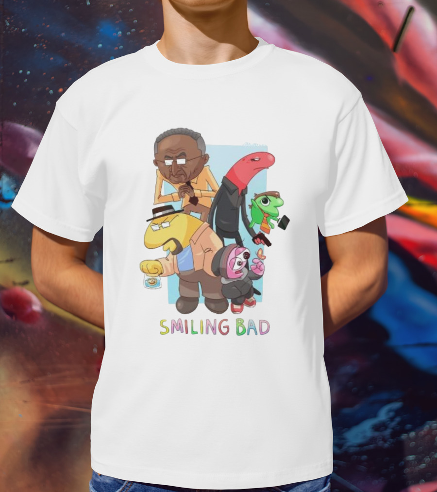 Smiling Bad Characters Joolianee Inspired Cartoon T-Shirt