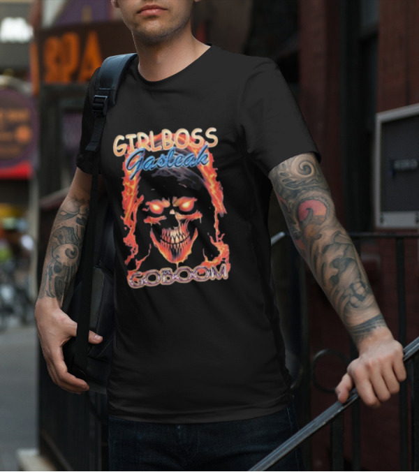 GIRLBOSS GASTEAK FIRE SKULL GOBOOM T-Shirt