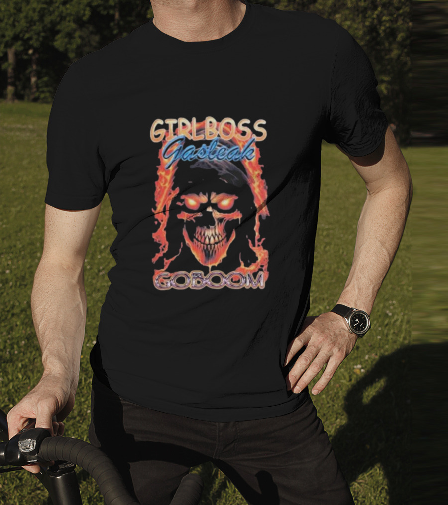 GIRLBOSS GASTEAK FIRE SKULL GOBOOM T-Shirt