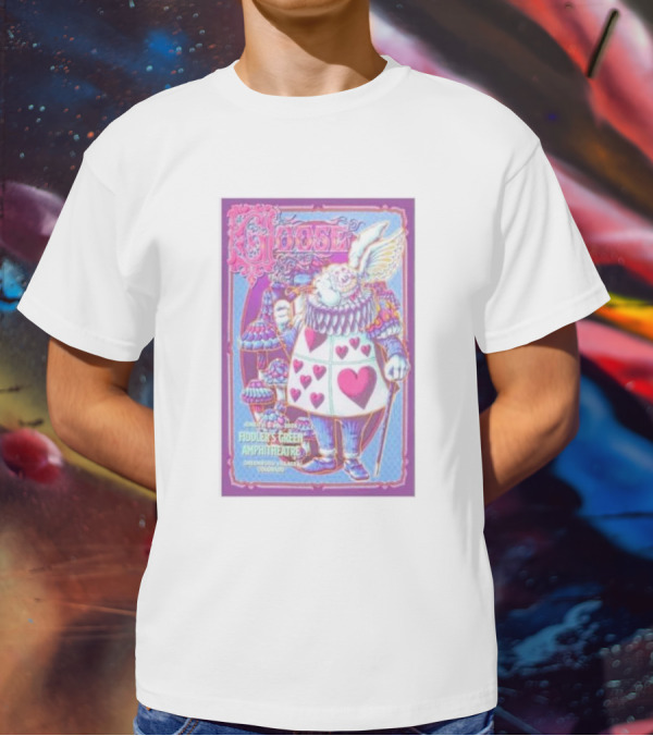 Goose At Fiddler's Green Amphitheatre Denver Wonderland T-Shirt