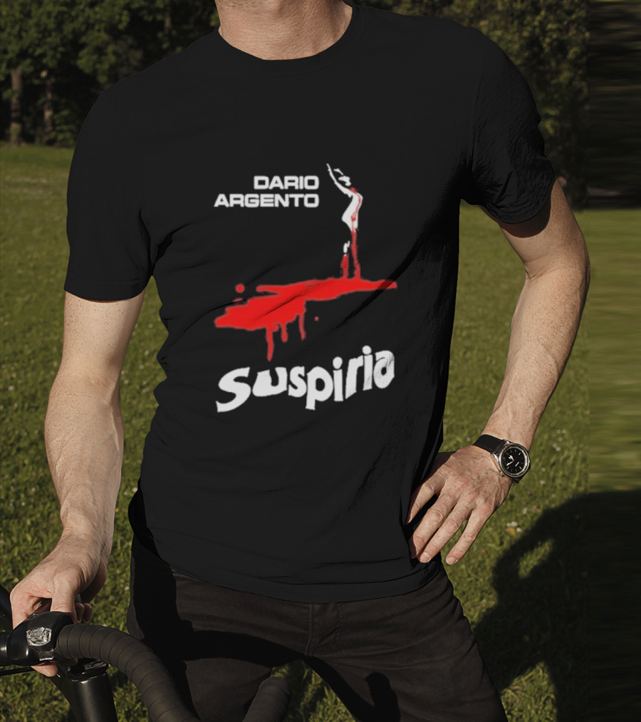 Dario Argento Suspiria Louisa Red Silhouette Blood Splatter T-Shirt