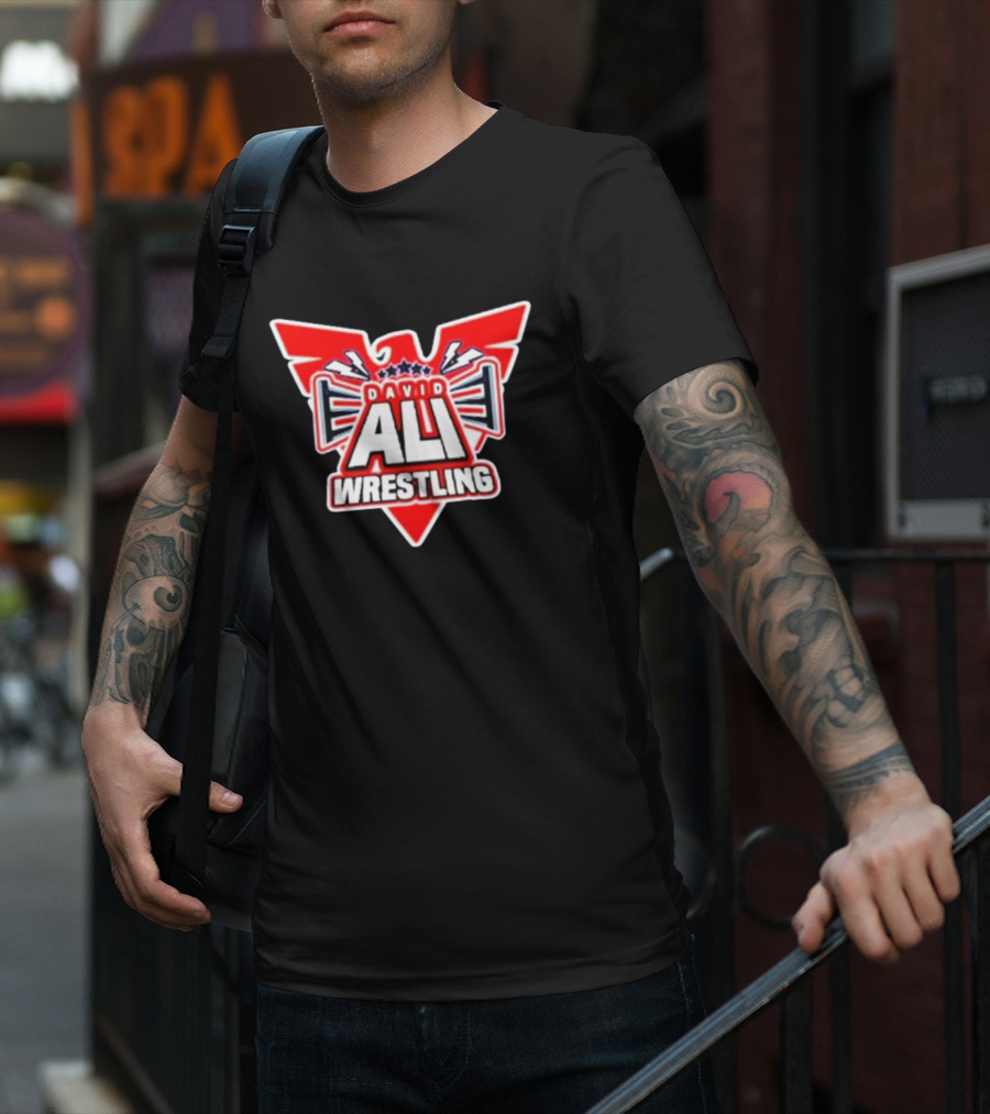 David Ali Wrestling USA Double-sided T-Shirt