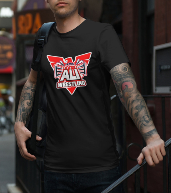 David Ali Wrestling USA Double-sided T-Shirt