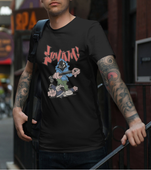 SunamI Billy Club Hoodie Character With Bat T-Shirt