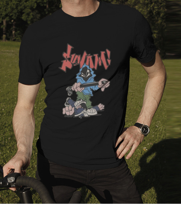 SunamI Billy Club Hoodie Character With Bat T-Shirt