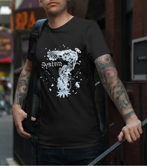 System 7 Unique Floral T-Shirt