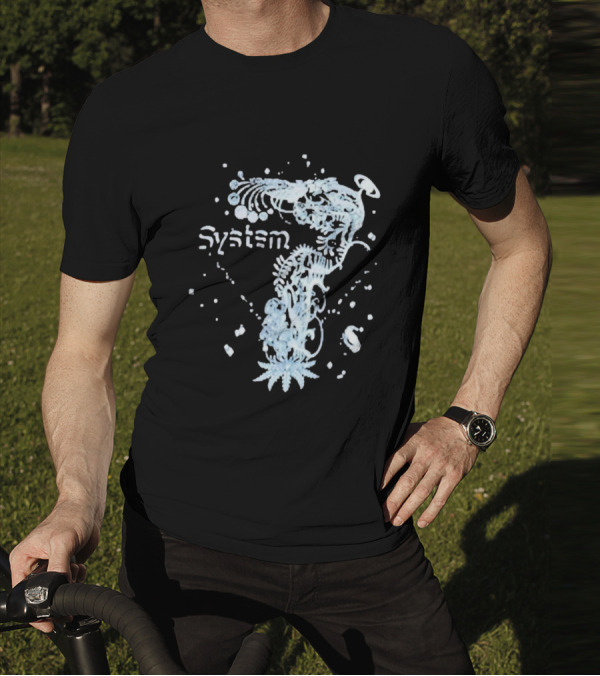 System 7 Unique Floral T-Shirt