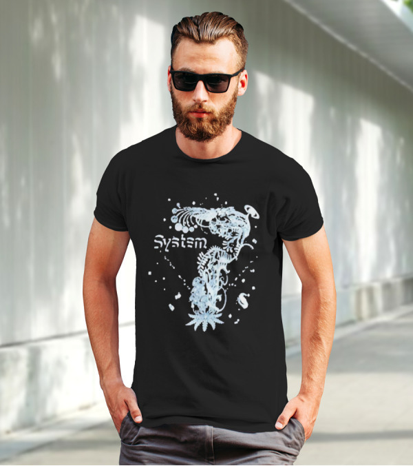 System 7 Unique Floral T-Shirt