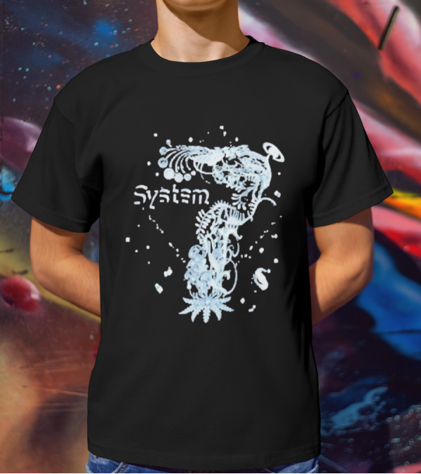 System 7 Unique Floral T-Shirt
