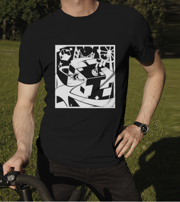 Tallulah Richarlyson Tilin QSMP Egg Surreal Cityscape Blocks Space T-Shirt