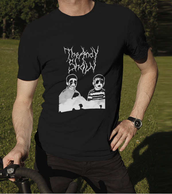 The Andy Show Corpse Paint Black Metal Duo T-Shirt