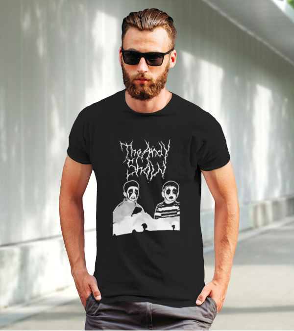 The Andy Show Corpse Paint Black Metal Duo T-Shirt