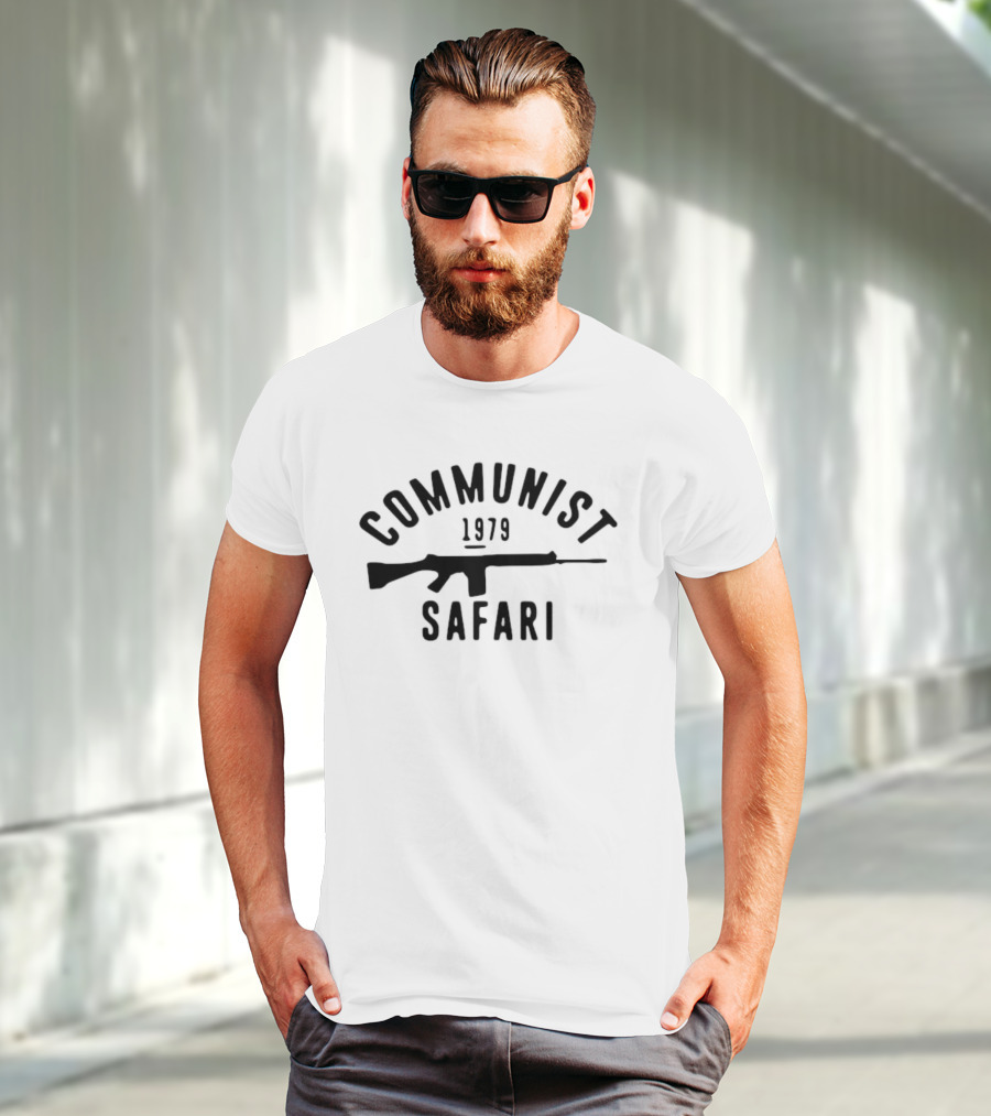 COMMUNIST SAFARI 1979 AK-47 T-Shirt