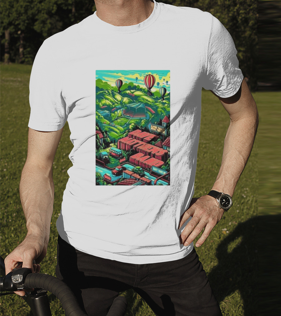 Dave Matthews Band Alpine Valley Music Theatre East Troy Hot Air Balloons June 22 T-Shirt