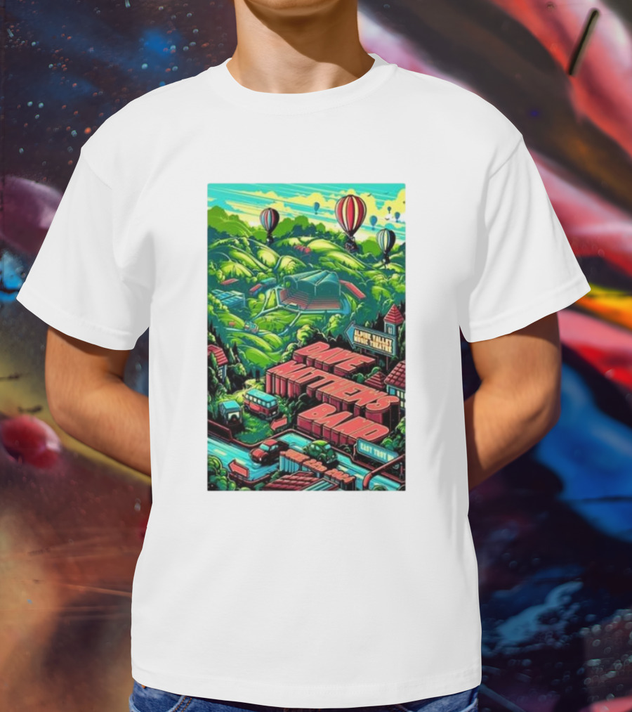 Dave Matthews Band Alpine Valley Music Theatre East Troy Hot Air Balloons June 22 T-Shirt