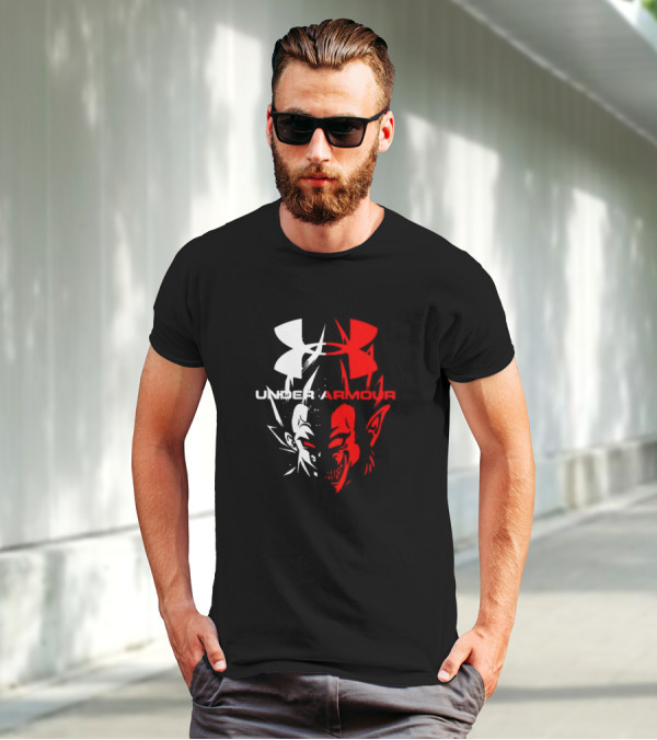 Vegeta Dual Face Under Armour Dragon Ball T-Shirt