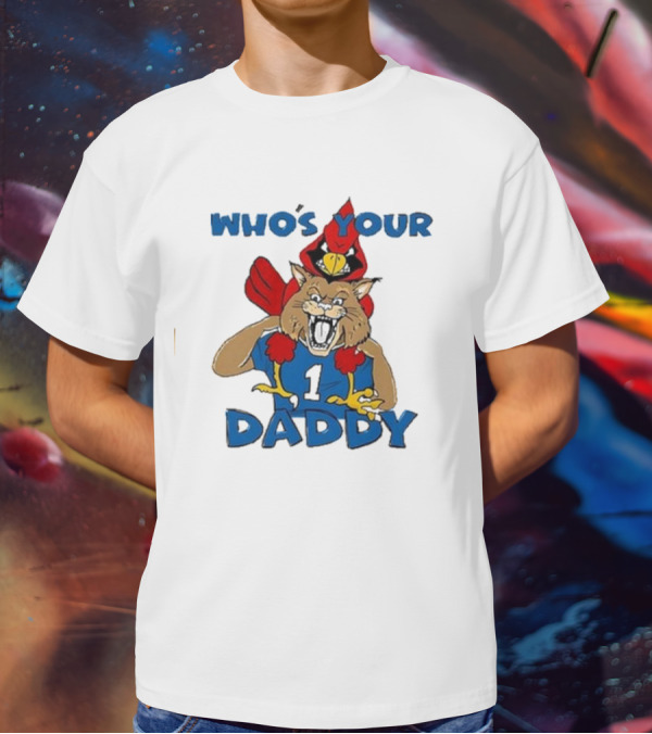 Louisville Cardinals Kentucky Wildcats Who’s Your Daddy Rivalry Question T-Shirt