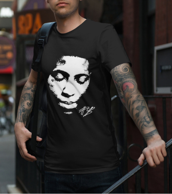 Never Broke Again Lonely Child NBA YoungBoy Signature Black And White Face T-Shirt
