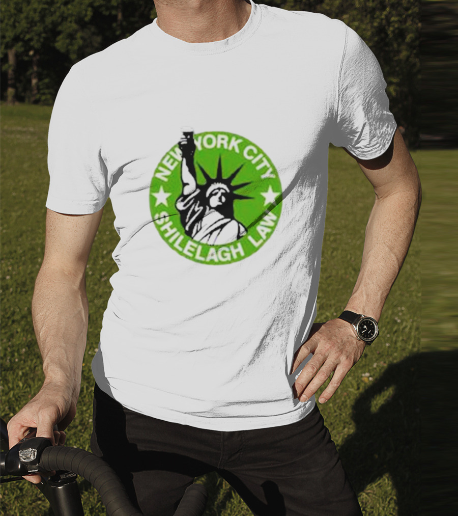 New York City Shilelagh Law Statue Of Liberty Beer T-Shirt