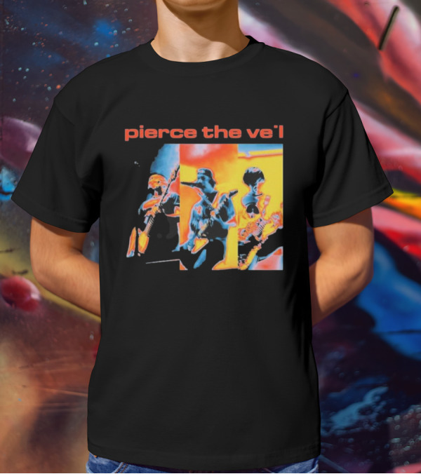 Pierce The Veil Rock Sound Issue 304 Psychedelic Band Performance T-Shirt