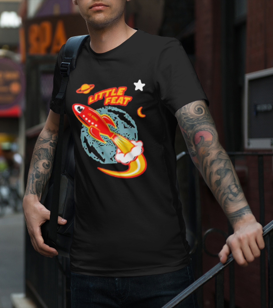 Little Feat Rocketship Planetary Adventure T-Shirt