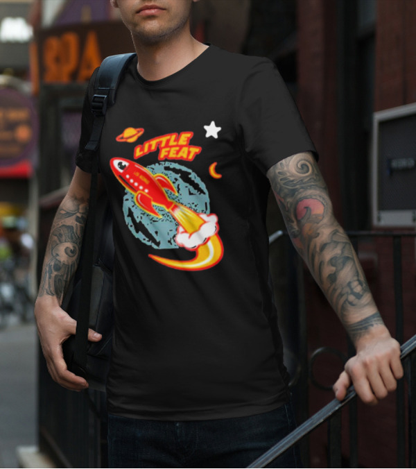 Little Feat Rocketship Planetary Adventure T-Shirt