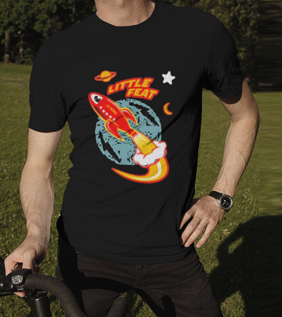 Little Feat Rocketship Planetary Adventure T-Shirt