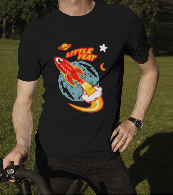 Little Feat Rocketship Planetary Adventure T-Shirt