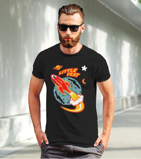 Little Feat Rocketship Planetary Adventure T-Shirt