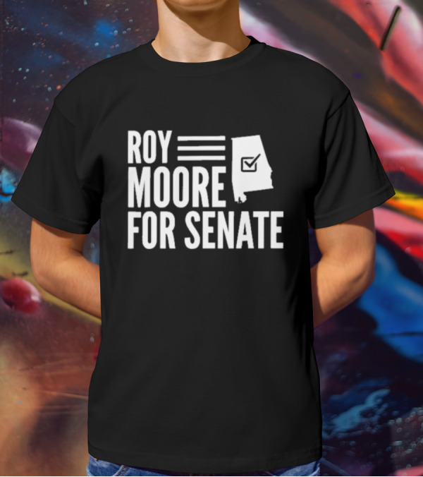 Roy Moore For Senate Alabama Checkmark Icon Campaign T-Shirt