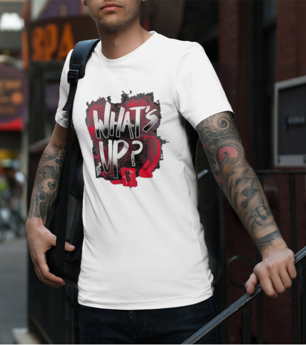 What's Up Bold Graphic R-Truth T-Shirt