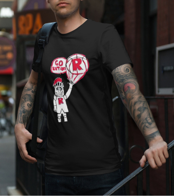 Rutgers Mbb The Blackout Go Rutgers Basketball Knight T-Shirt