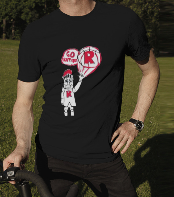 Rutgers Mbb The Blackout Go Rutgers Basketball Knight T-Shirt