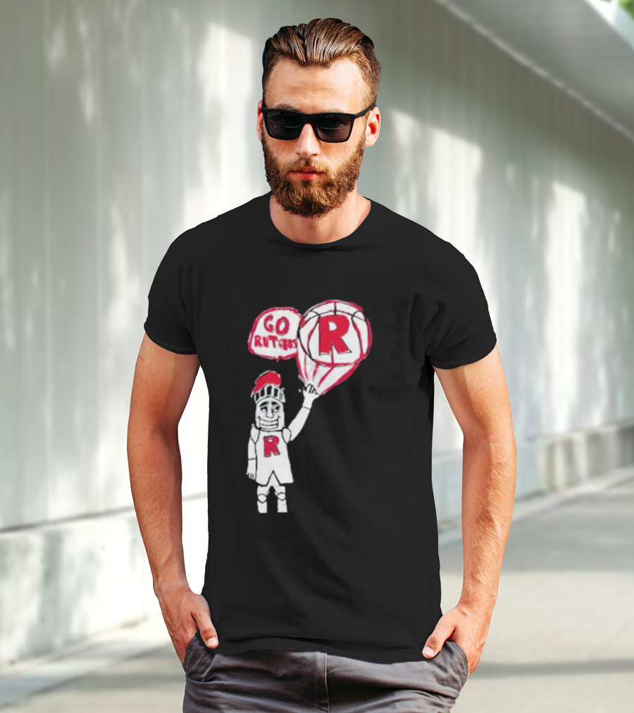 Rutgers Mbb The Blackout Go Rutgers Basketball Knight T-Shirt