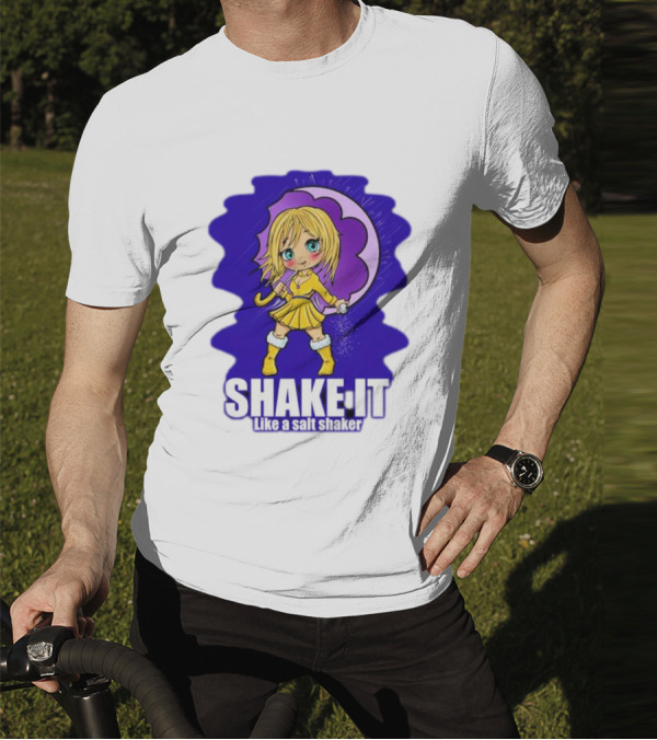 SHAKE IT Like A Salt Shaker Anime Girl T-Shirt