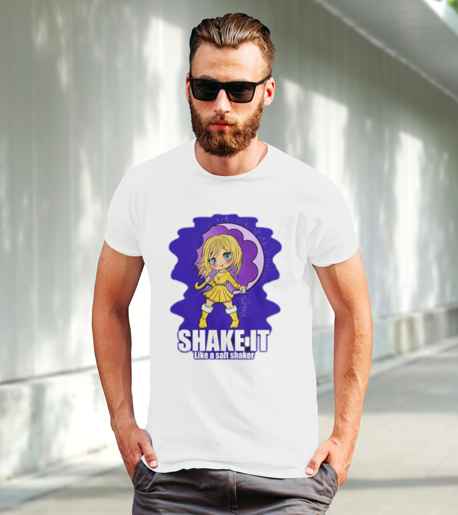 SHAKE IT Like A Salt Shaker Anime Girl T-Shirt