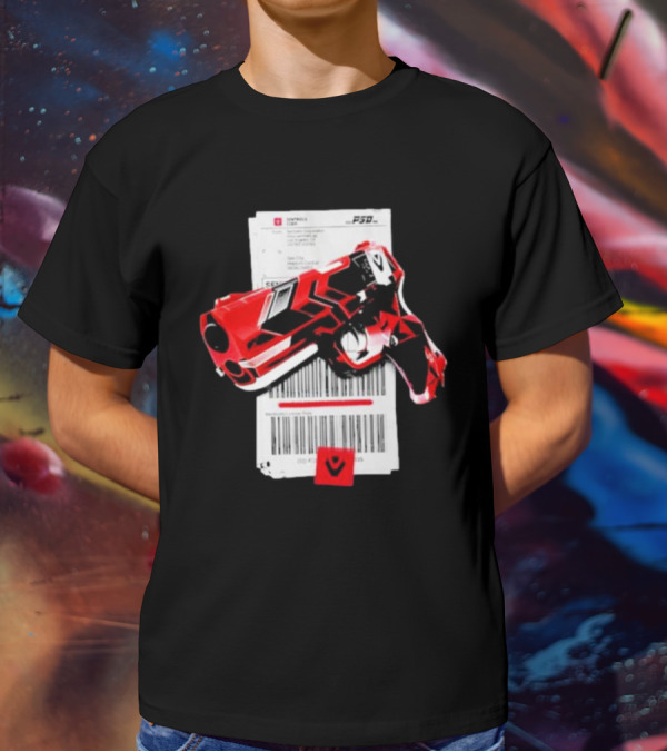 Sentinels Pistol Barcode PSD Capsule T-Shirt
