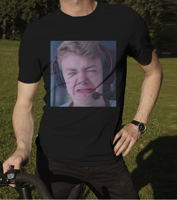 TommyInnit Meme Face Headset Expression Merch T-Shirt
