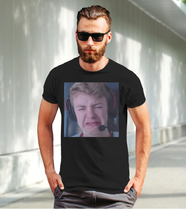 TommyInnit Meme Face Headset Expression Merch T-Shirt