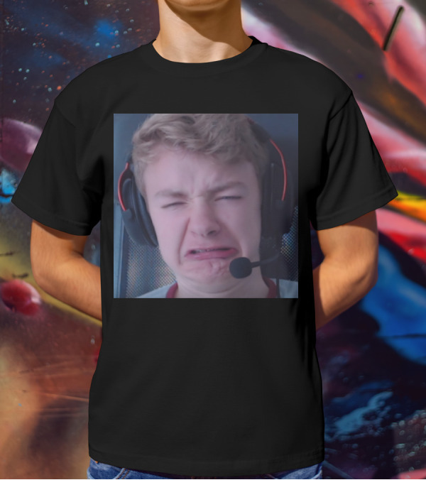 TommyInnit Meme Face Headset Expression Merch T-Shirt