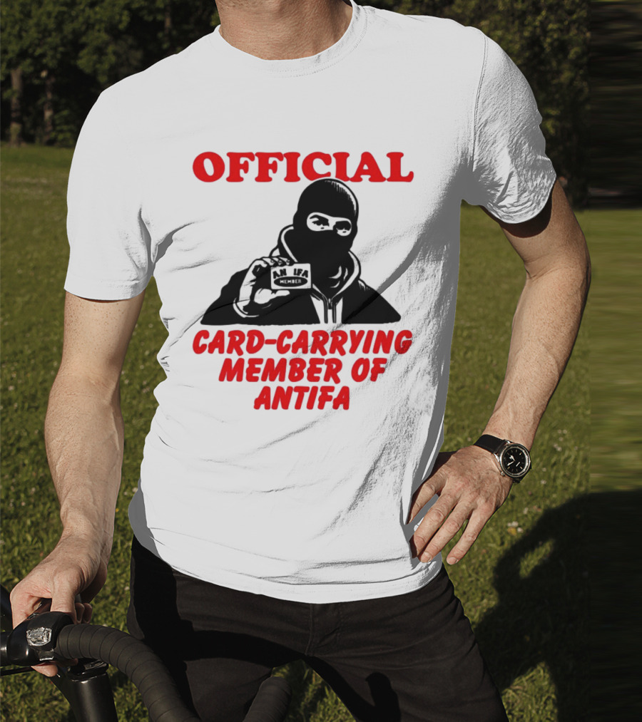 Official Card-Carrying Member Of Antifa T-Shirt