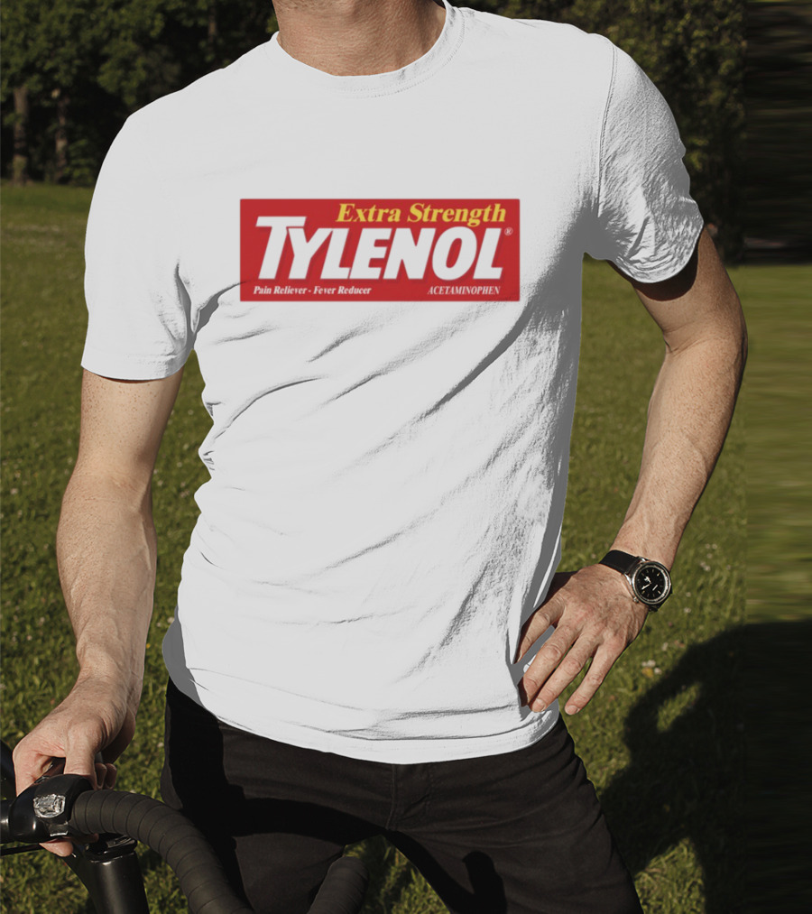 Methsyndicate Extra Strength Tylenol Pain Reliever Fever Reducer Acetaminophen T-Shirt