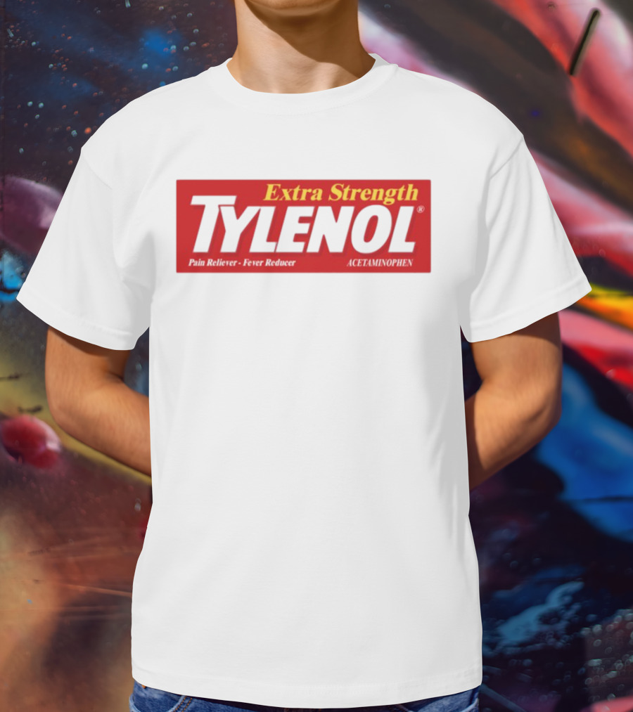 Methsyndicate Extra Strength Tylenol Pain Reliever Fever Reducer Acetaminophen T-Shirt