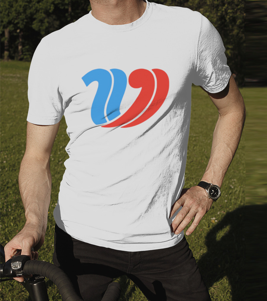 Vulfansa Blue Red Stylized W Icon T-Shirt