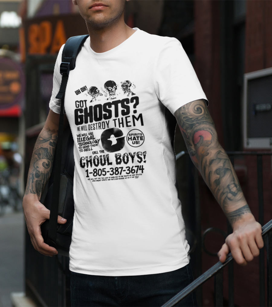 Er Ghoul Boys Hey Demons It's Me Ya Boy T-Shirt
