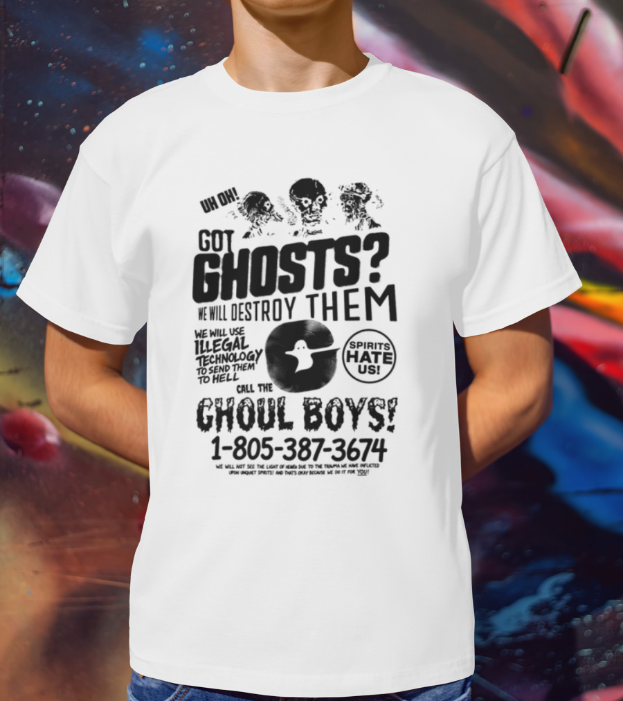 Er Ghoul Boys Hey Demons It's Me Ya Boy T-Shirt