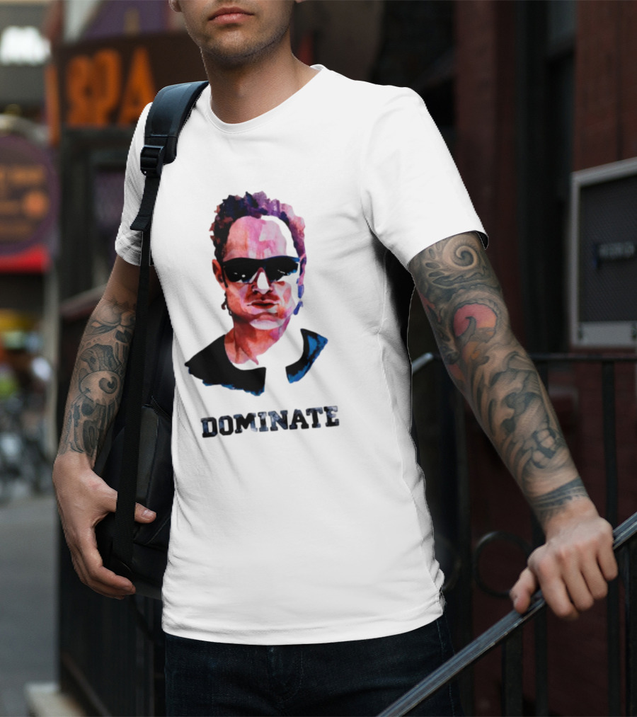 Dominate Win Lose Bold Sunglasses Illustration T-Shirt